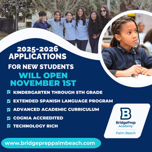  Your child's future starts at BridgePrep Academy of Palm Beach! 